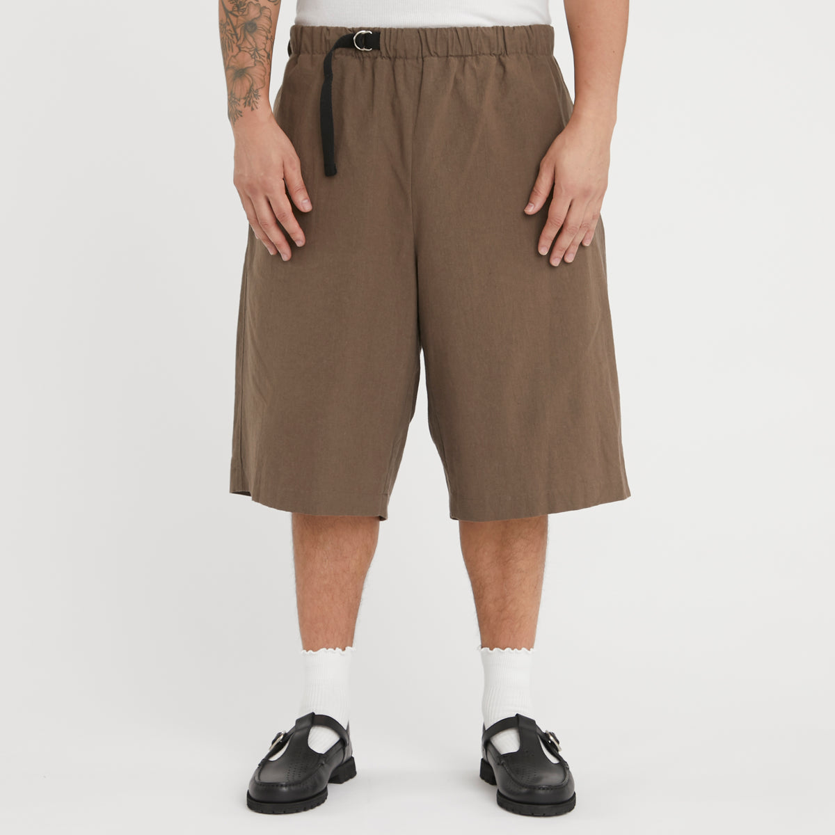 Palego Short - Brown Linen / Cotton