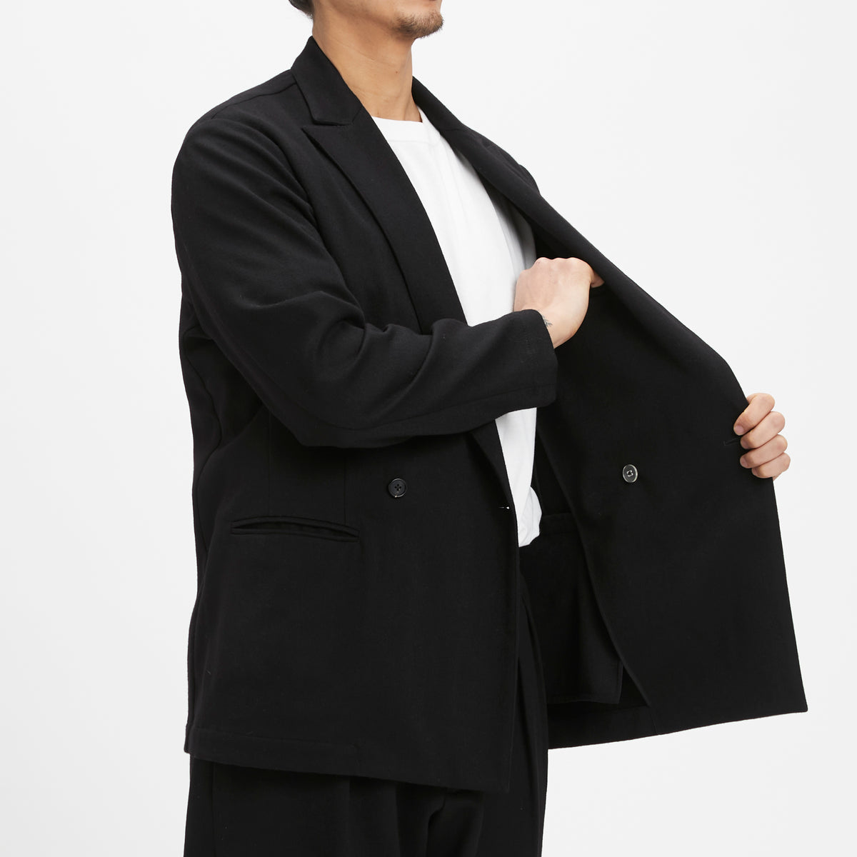 Darwin Blazer - Black Wool
