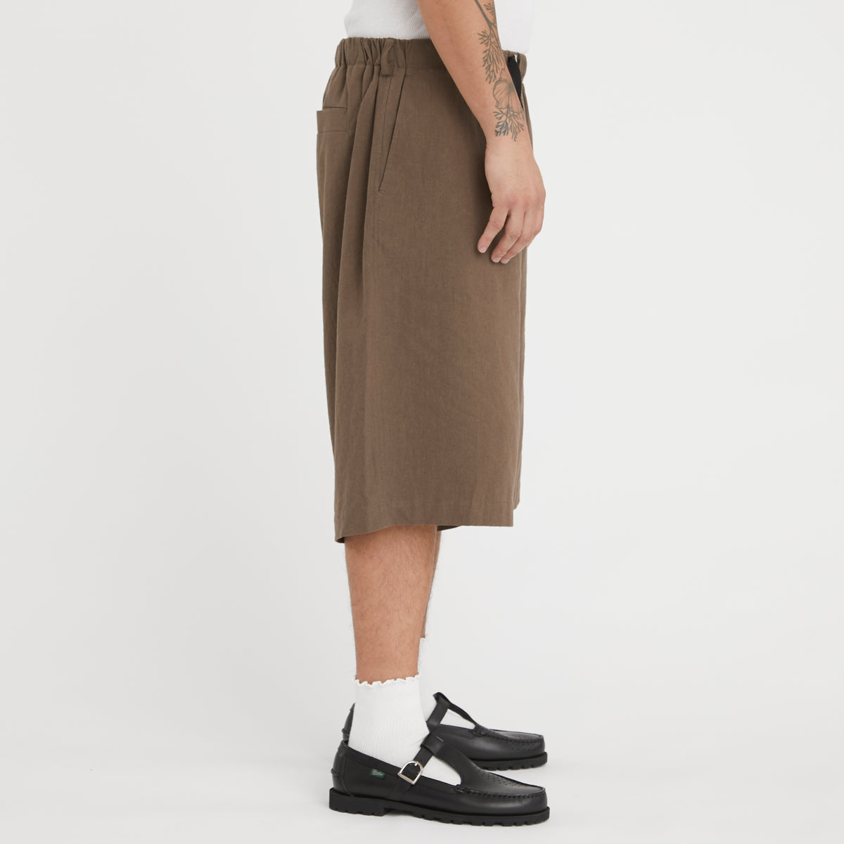 Palego Short - Brown Linen / Cotton