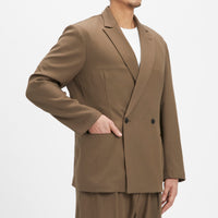 Darwin Blazer - Taupe Wool