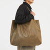 Leather Tote - Brown Distressed Leather