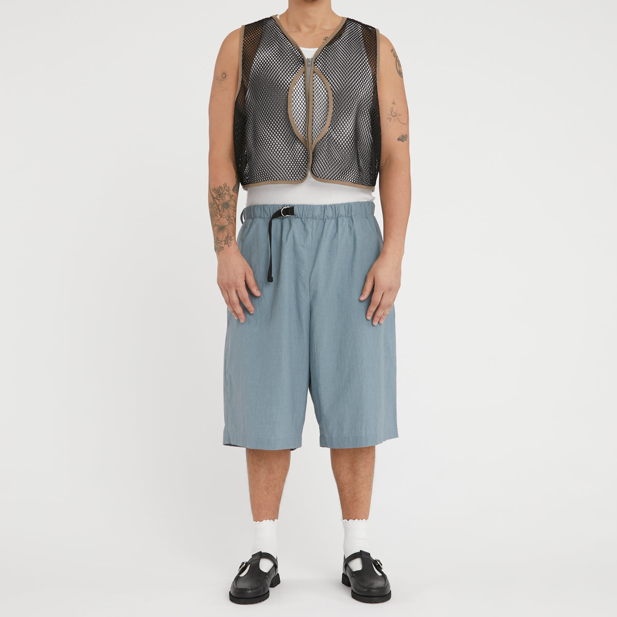 Palego Short - Slate Blue Organic Cotton Ripstop