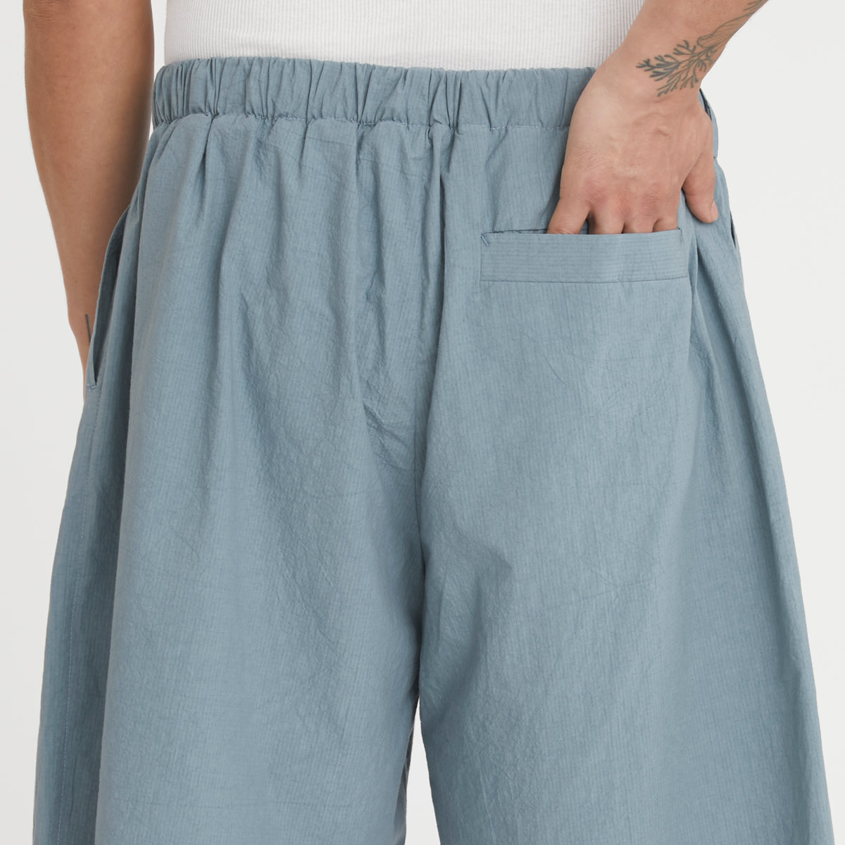 Palego Short - Slate Blue Organic Cotton Ripstop