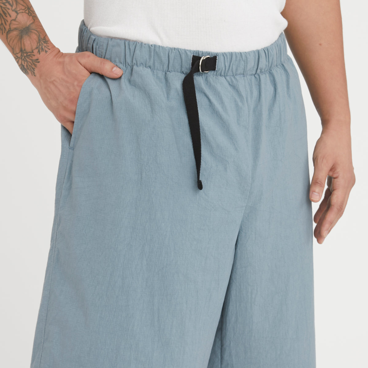 Palego Short - Slate Blue Organic Cotton Ripstop