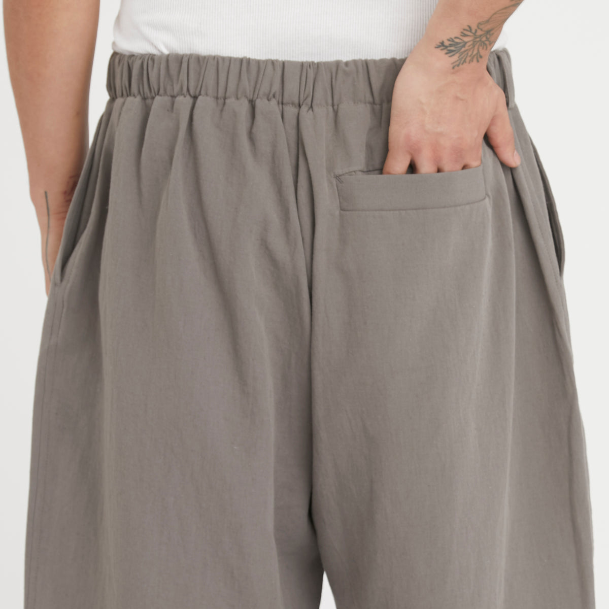 Palego Short - Grey Cotton / Hemp