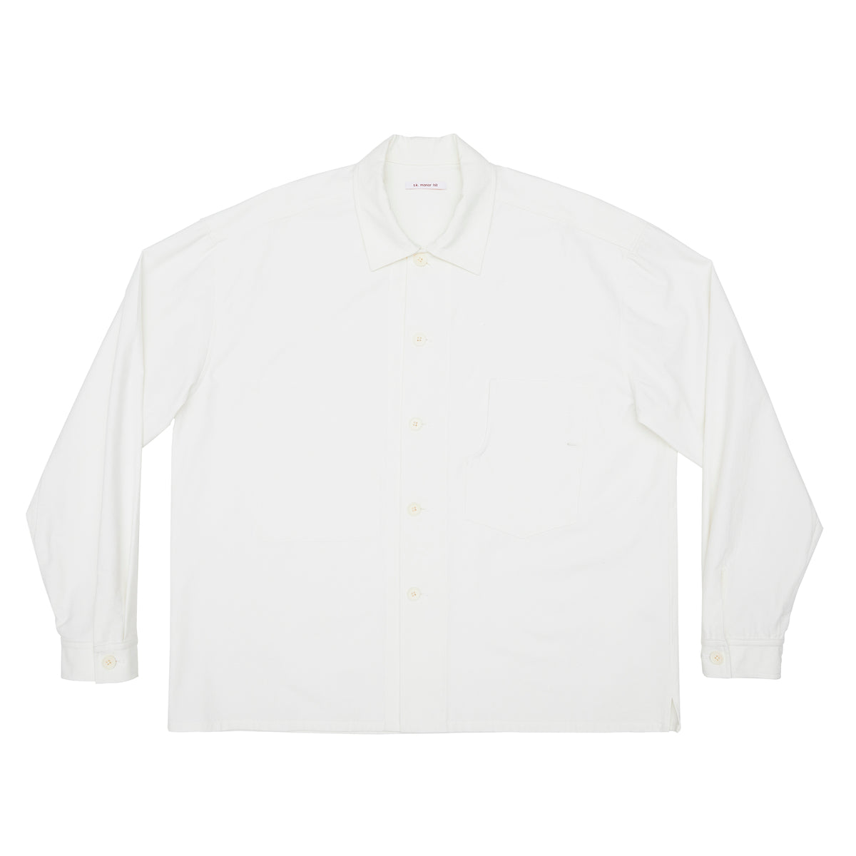 Task Shirt/Jacket - White Organic Cotton