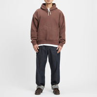 Reversible Evert Hoodie - Brown Cotton Fleece
