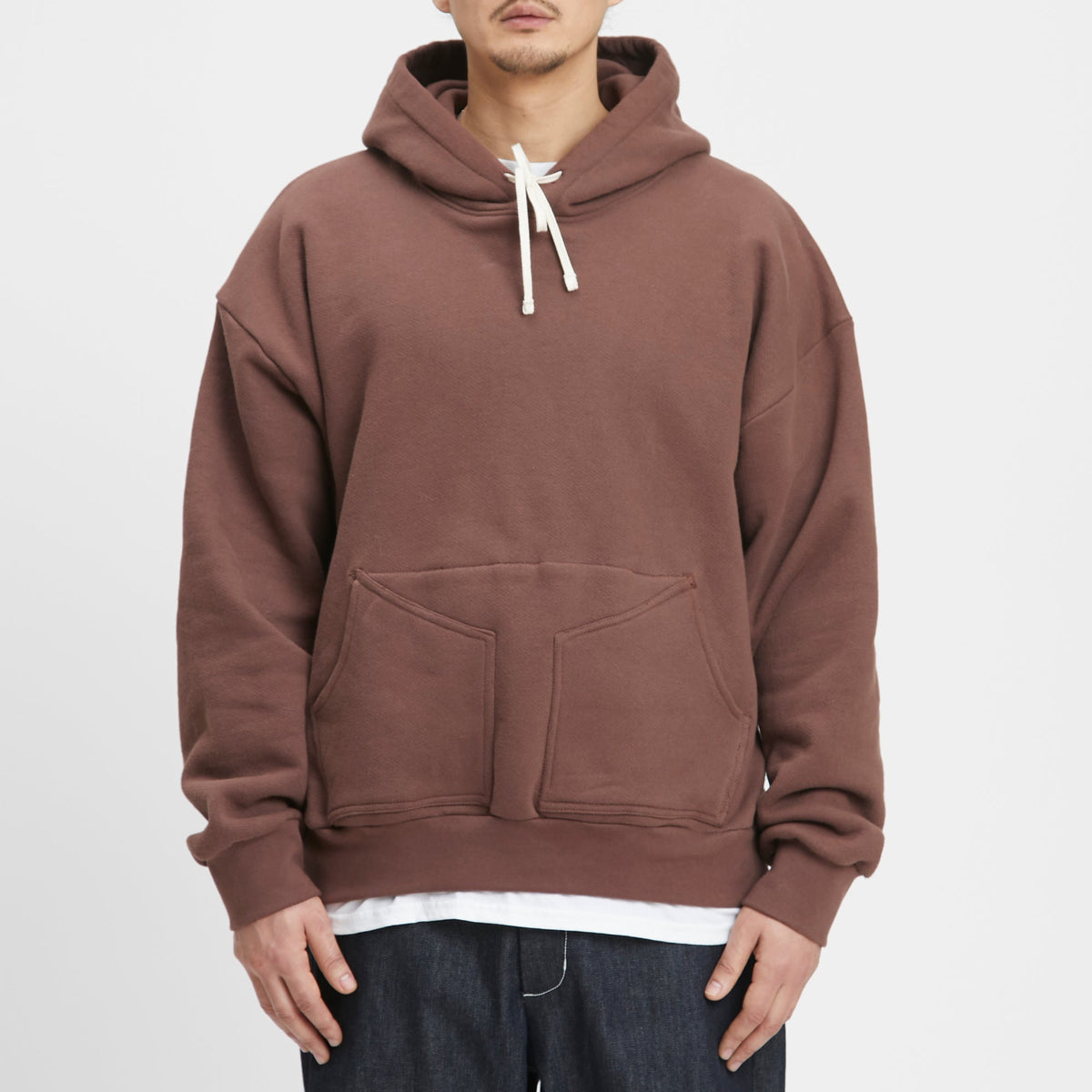 Reversible Evert Hoodie - Brown Cotton Fleece