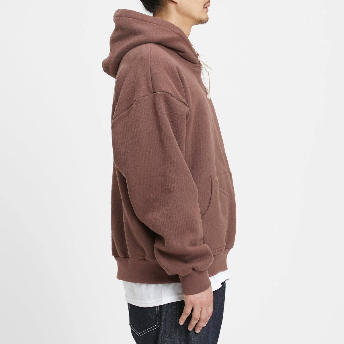 Reversible Evert Hoodie - Brown Cotton Fleece