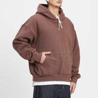 Reversible Evert Hoodie - Brown Cotton Fleece