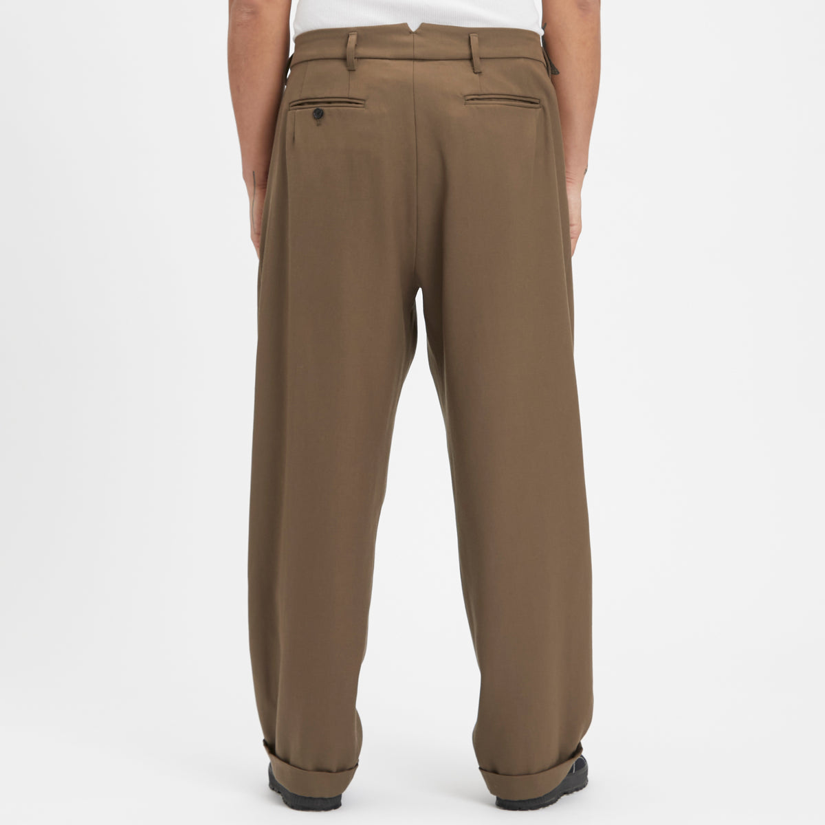 Emilian Pant - Taupe Wool