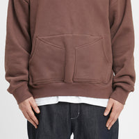 Reversible Evert Hoodie - Brown Cotton Fleece