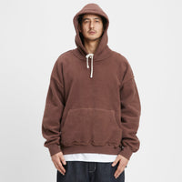 Reversible Evert Hoodie - Brown Cotton Fleece