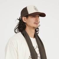 Souvenir Mesh Back Hat - Brown & Tan