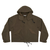 Chopped Fish Jacket - Moss Brown Cotton / Nylon WR