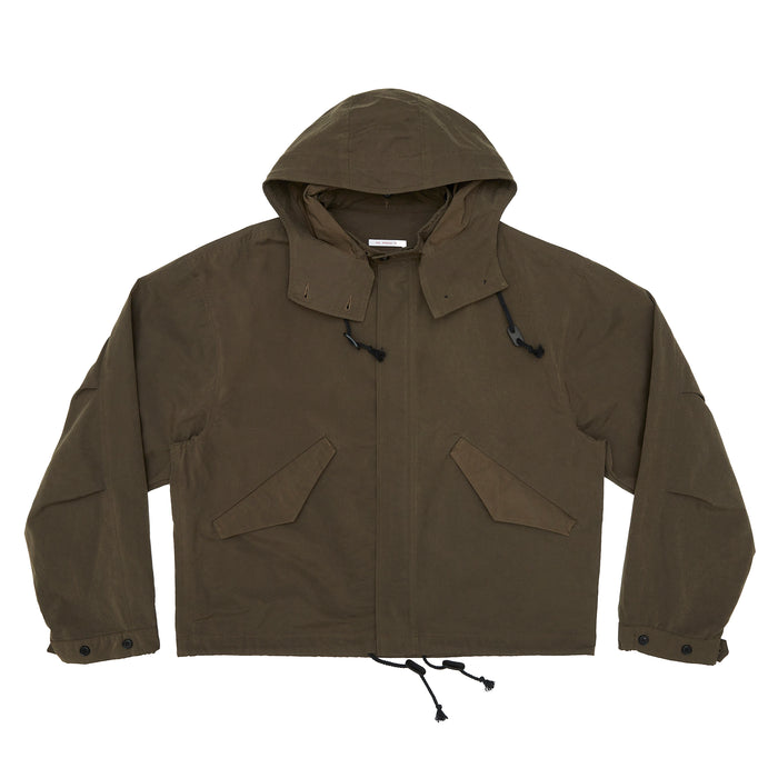 Chopped Fish Jacket - Moss Brown Cotton / Nylon WR