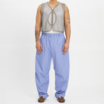 Lunar Pant - Blue w/ White Stripes Cotton