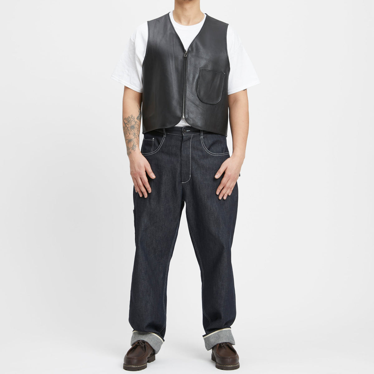 Chopper Vest - Back Leather