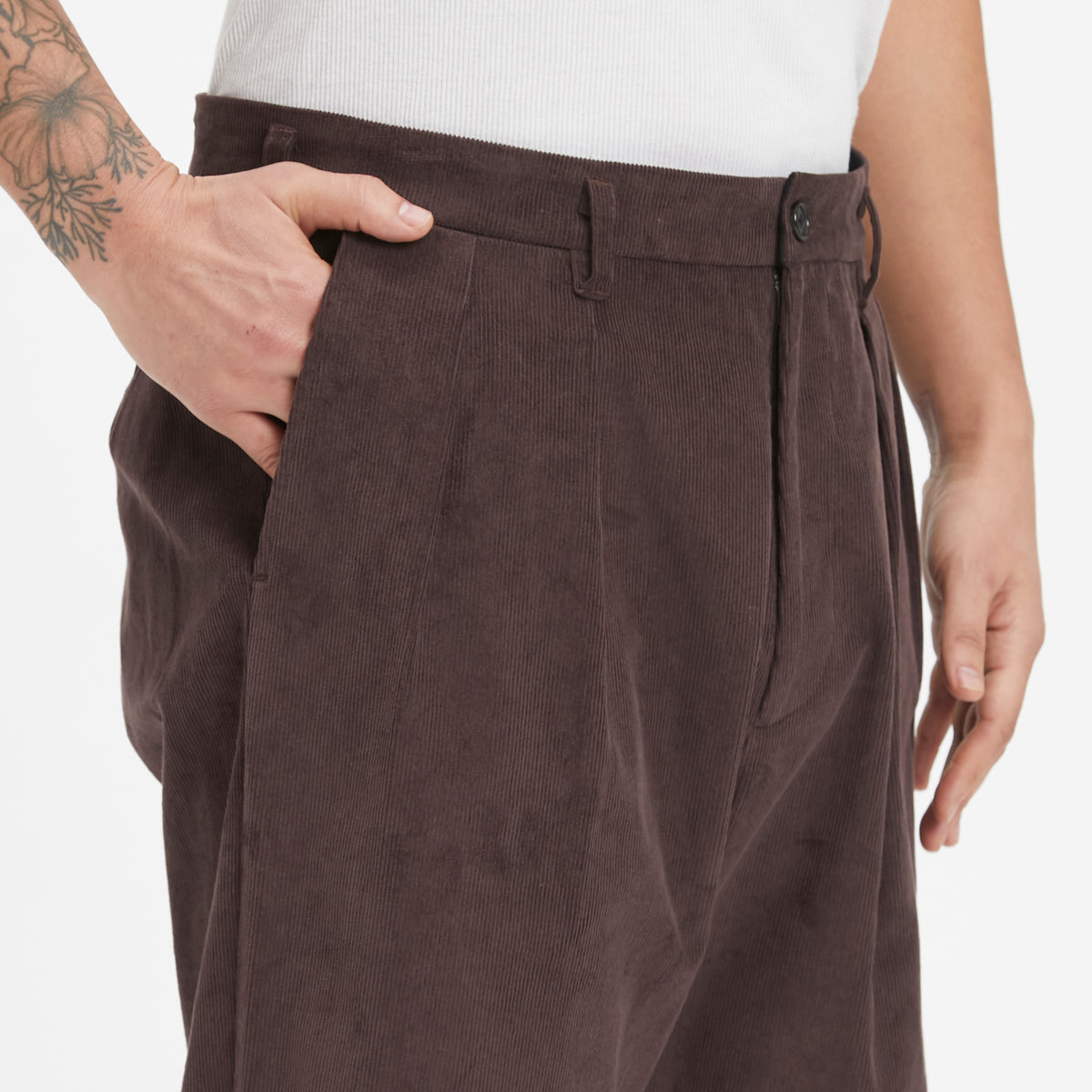 Emilian Pant - Brown Corduroy