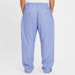 Lunar Pant - Blue w/ White Stripes Cotton