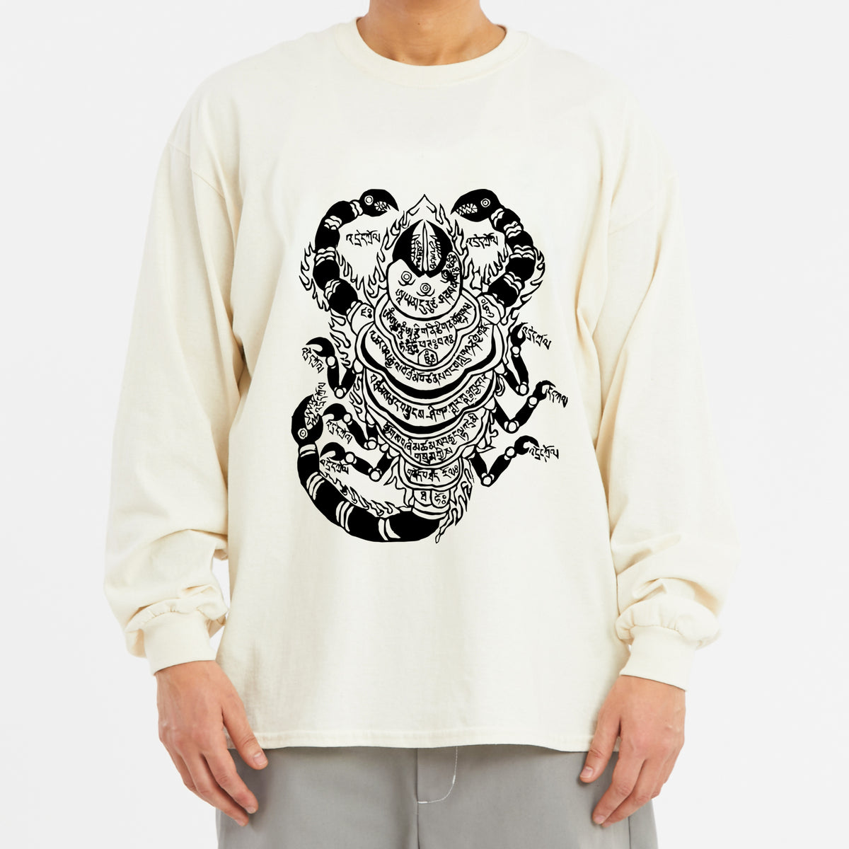 Scorpion LS T-Shirt – Natural Cotton