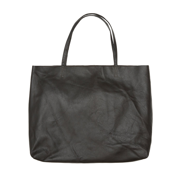 Leather Tote - Brown Leather
