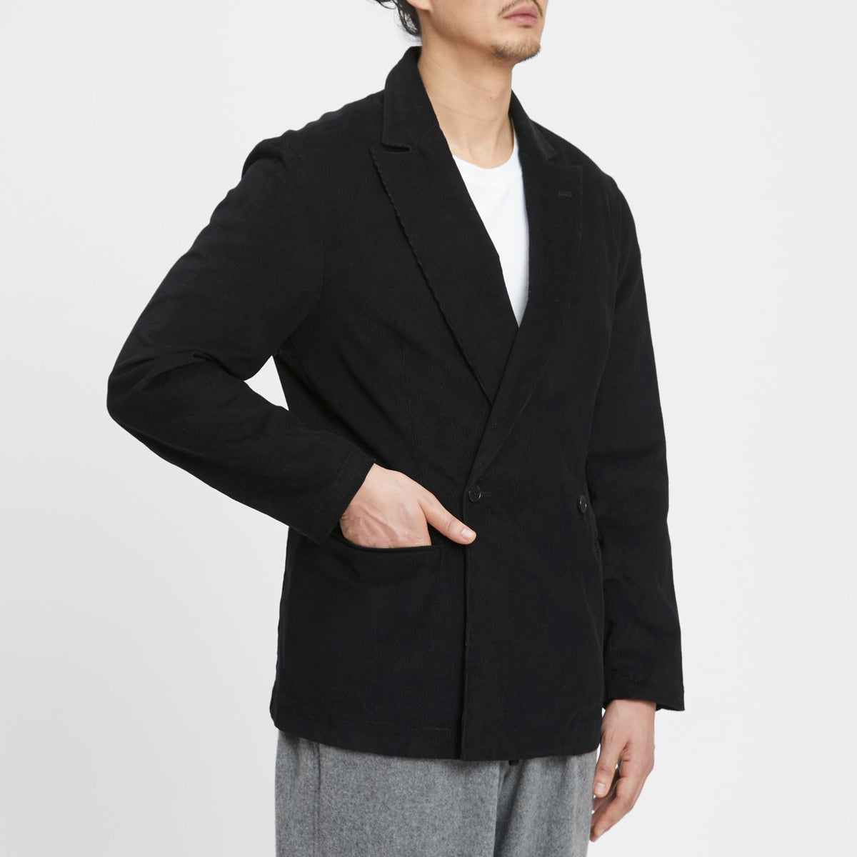 Darwin Blazer - Black Corduroy