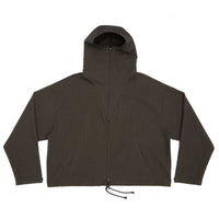 Ridge Jacket - Navy/Tan/Green Dobby Plaid Organic Cotton
