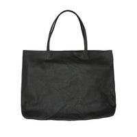 Leather Tote - Black Leather