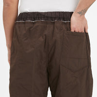 Nest Pant - Brown Quilted Recycled Nylon WR