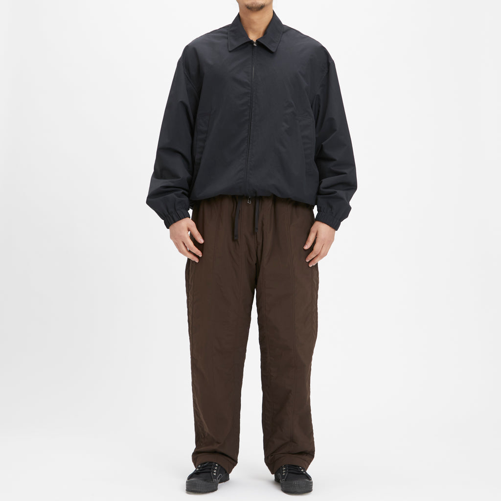 Nest Pant - Brown Quilted Recycled Nylon WR