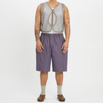 Solar Short - Aubergine Cotton