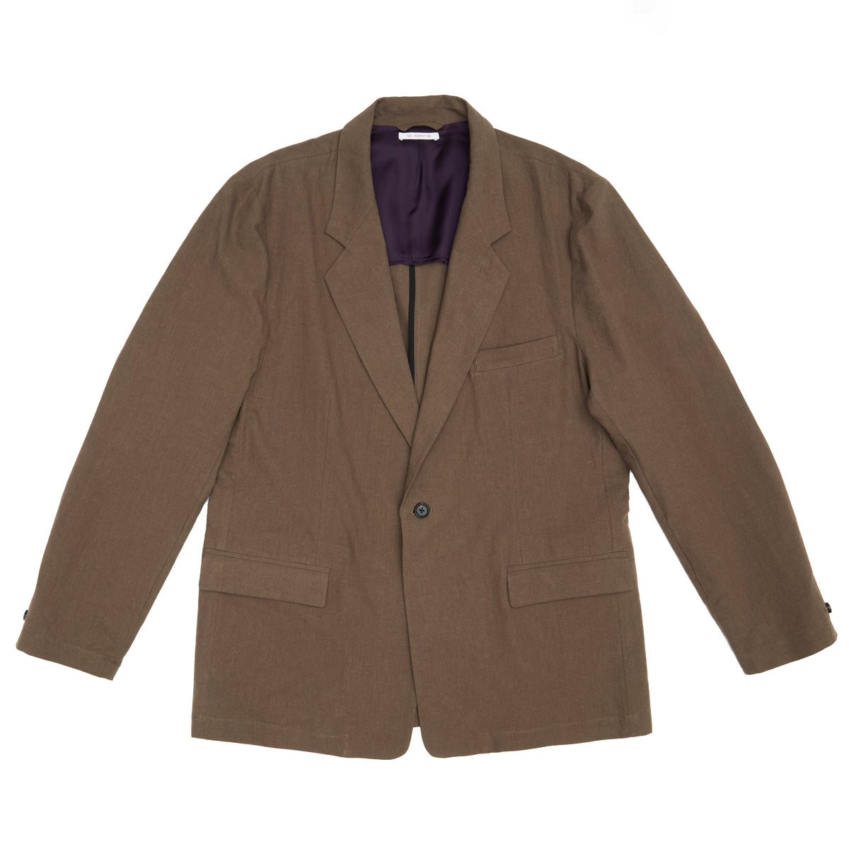 Julian Blazer - Brown Linen / Cotton
