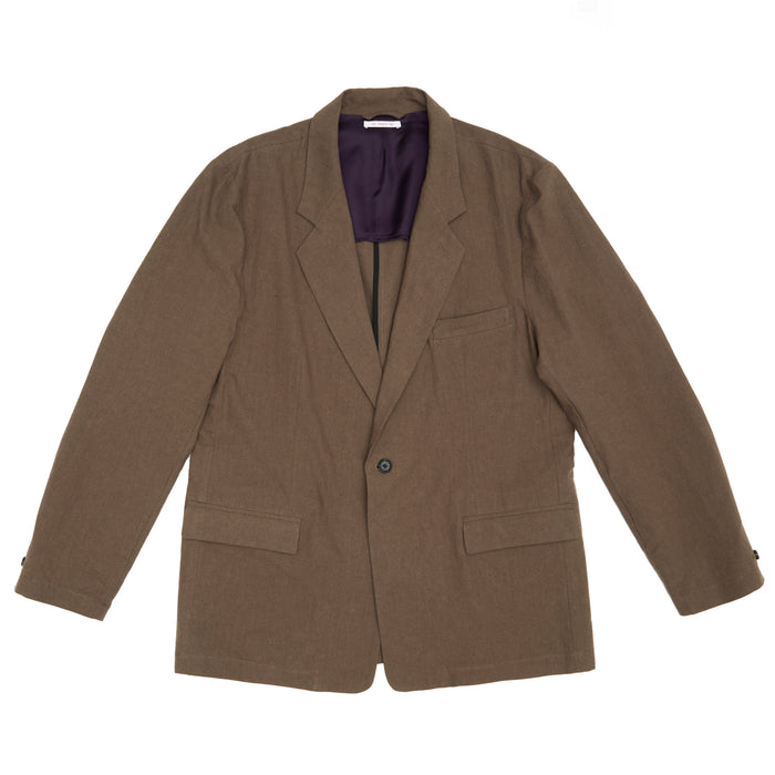 Julian Blazer - Brown Linen / Cotton