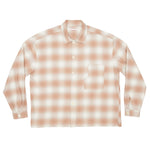 Task Shirt/Jacket - Pink/Sand Plaid Organic Cotton Flannel