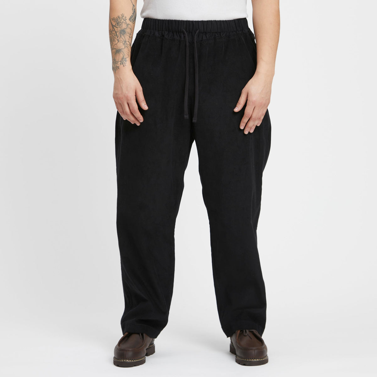 Nest Pant - Black Cotton Corduroy