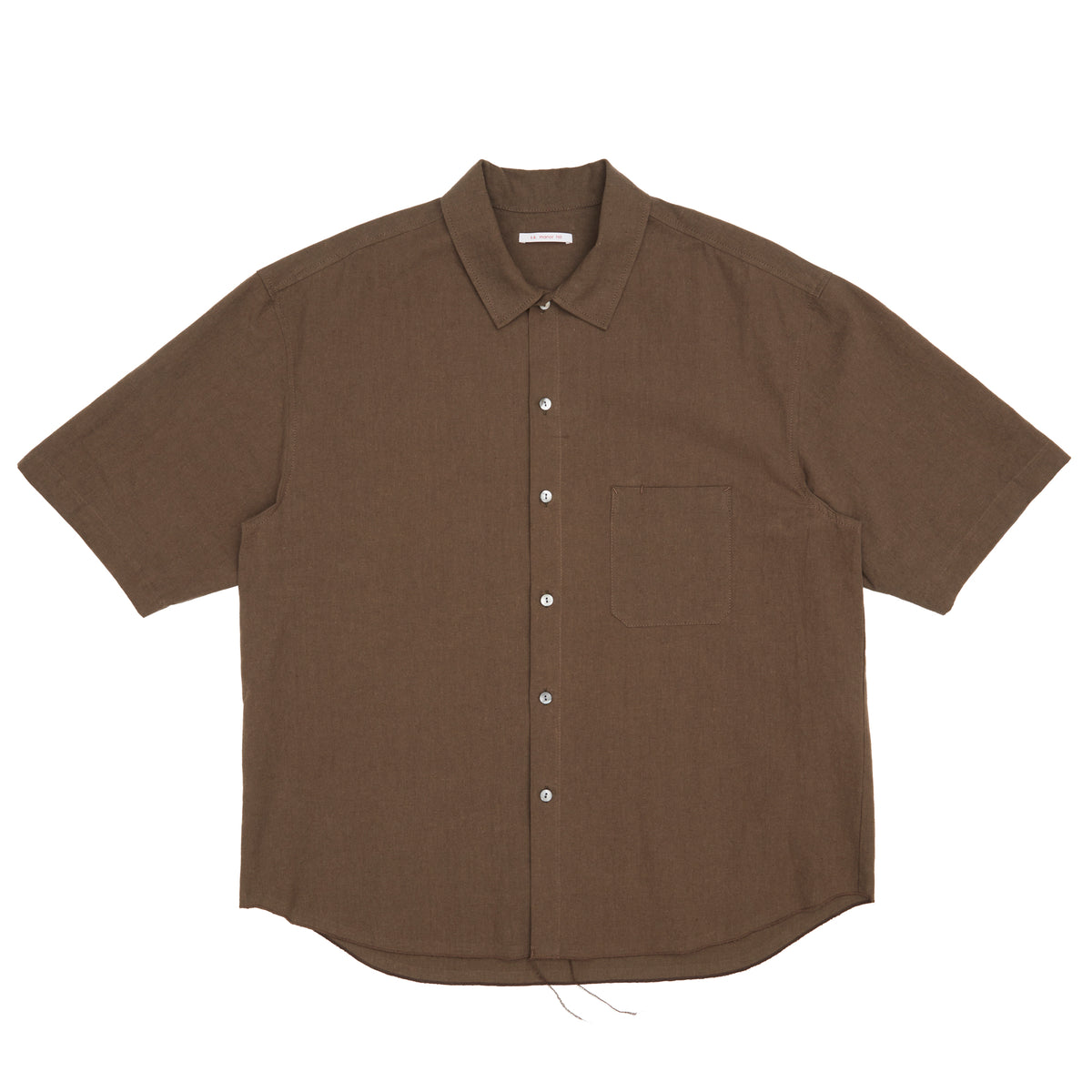 Sage Shirt - Brown Linen / Cotton