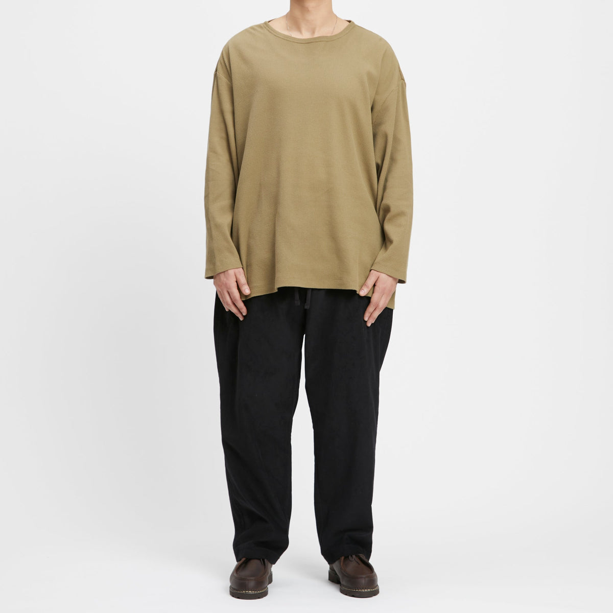 Nest Pant - Black Cotton Corduroy