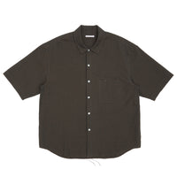 Sage Shirt - Navy/Tan/Green Dobby Plaid Organic Cotton