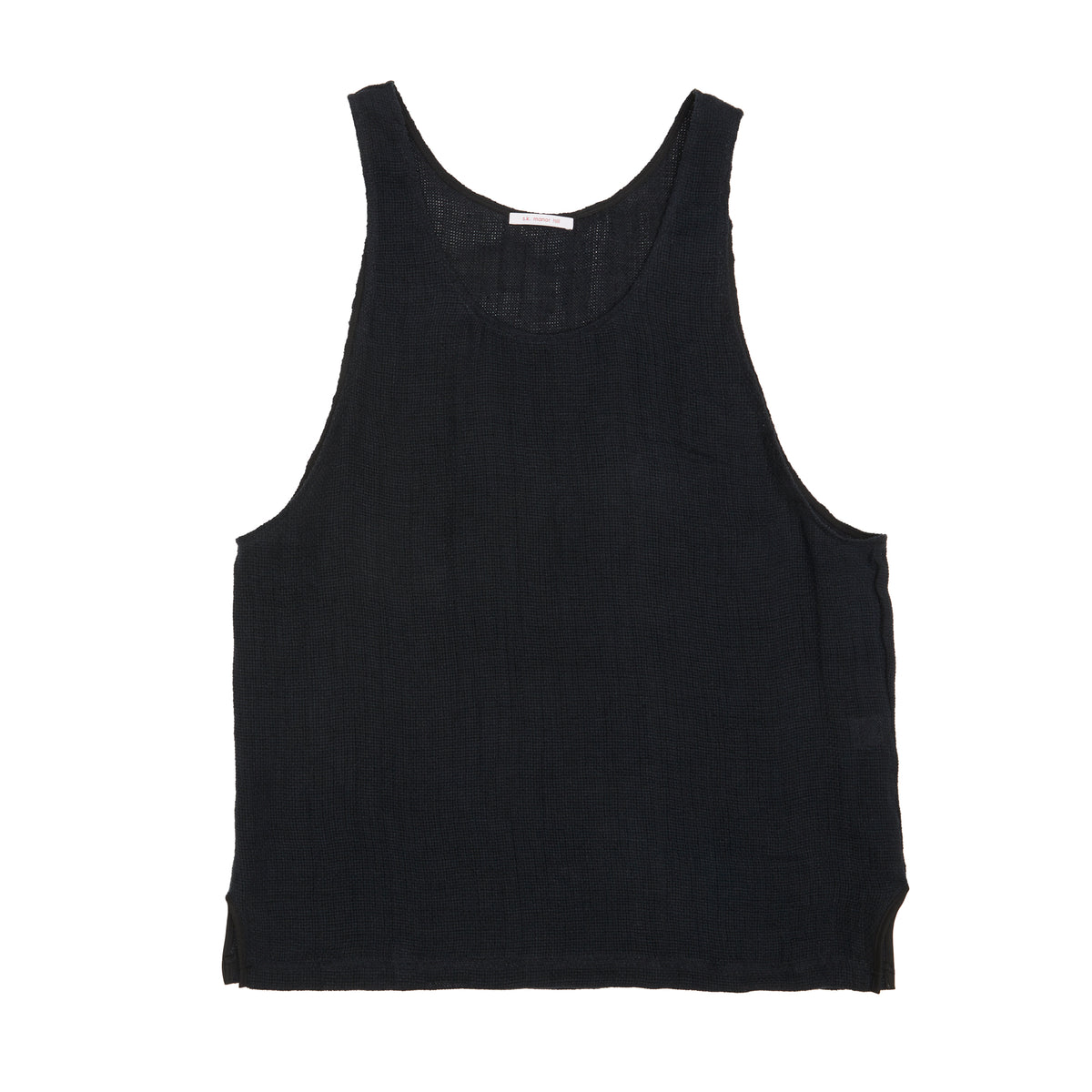 Tank Top - Black Linen