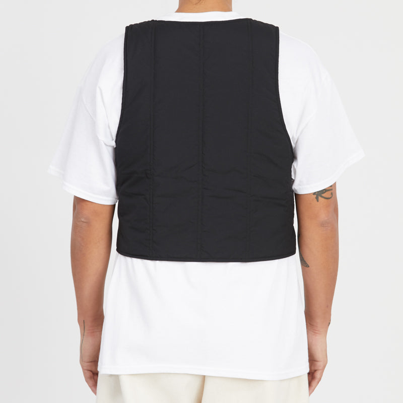 BP Vest - Black Quilted Recycled Nylon WR