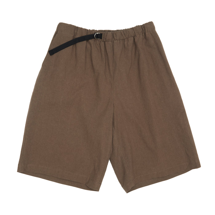Palego Short - Brown Linen / Cotton