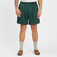 Reversible Ball Short - Kelly & Forest Green Mesh