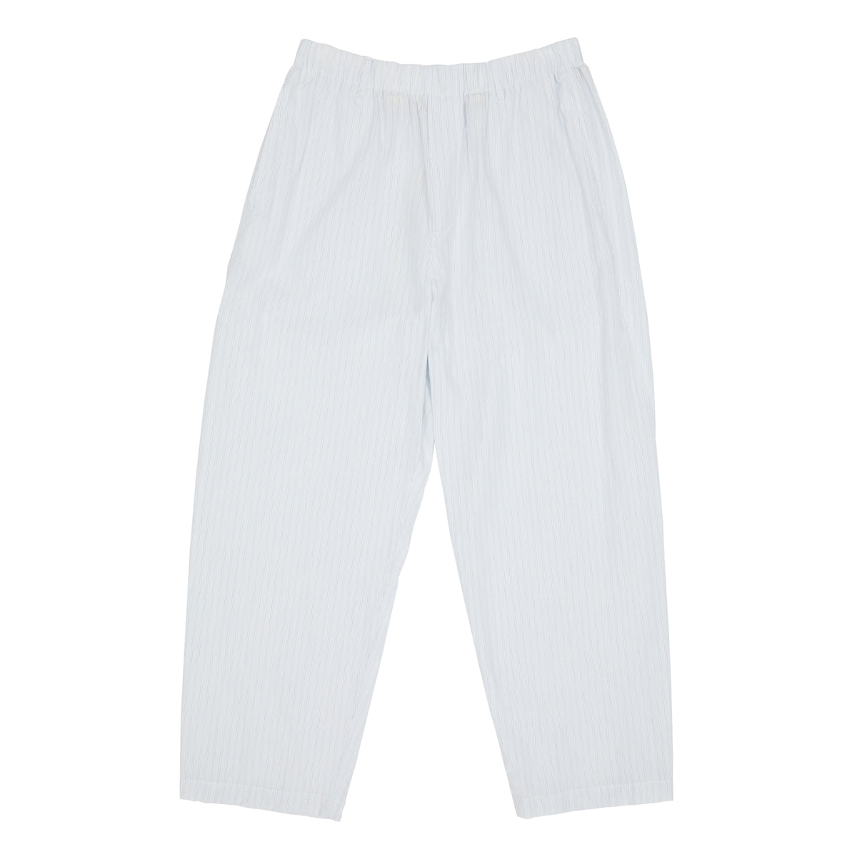 Tilt Pant - White & Light Blue Striped Cotton