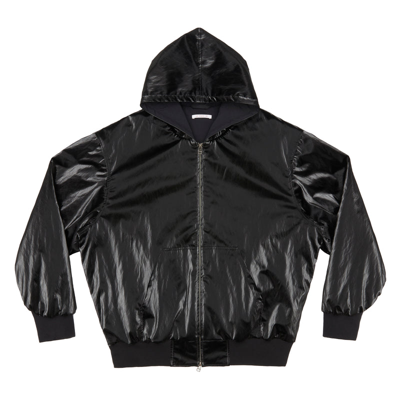 Slog Jacket - Black Rubberized Viscose/Cotton