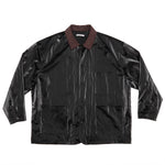 Barn Coat – Black Rubberized Vicose/Cotton