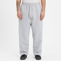 Saunter Pant - Heather Grey Cotton Fleece w/ Natural Trim