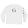 Skull & Wings LS T-Shirt - White Cotton