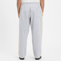 Saunter Pant - Heather Grey Cotton Fleece w/ Natural Trim