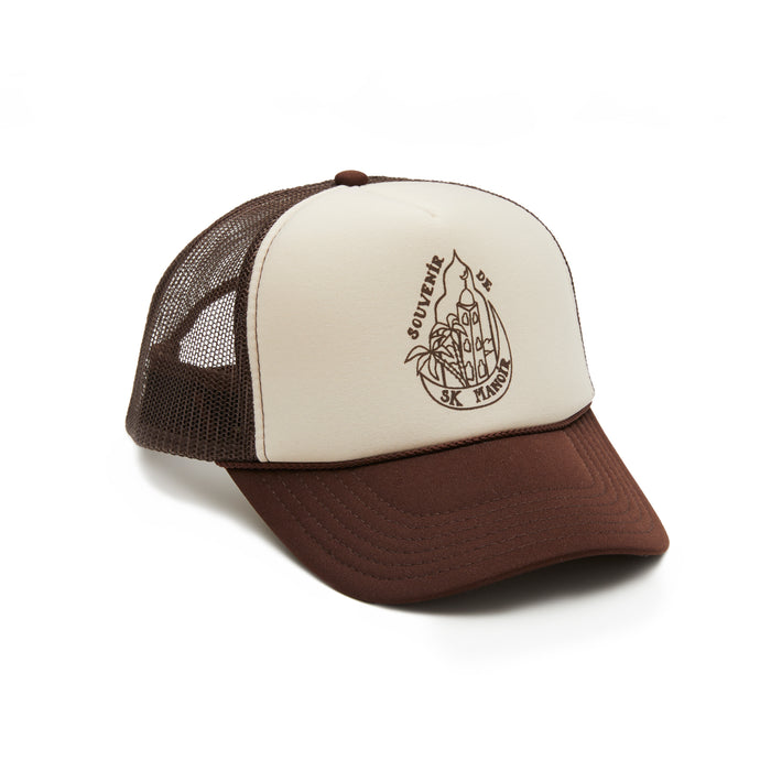 Souvenir Mesh Back Hat - Brown & Tan
